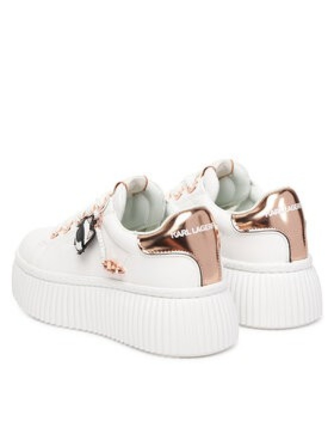 KARL LAGERFELD Sneakersy KL42376T Biały