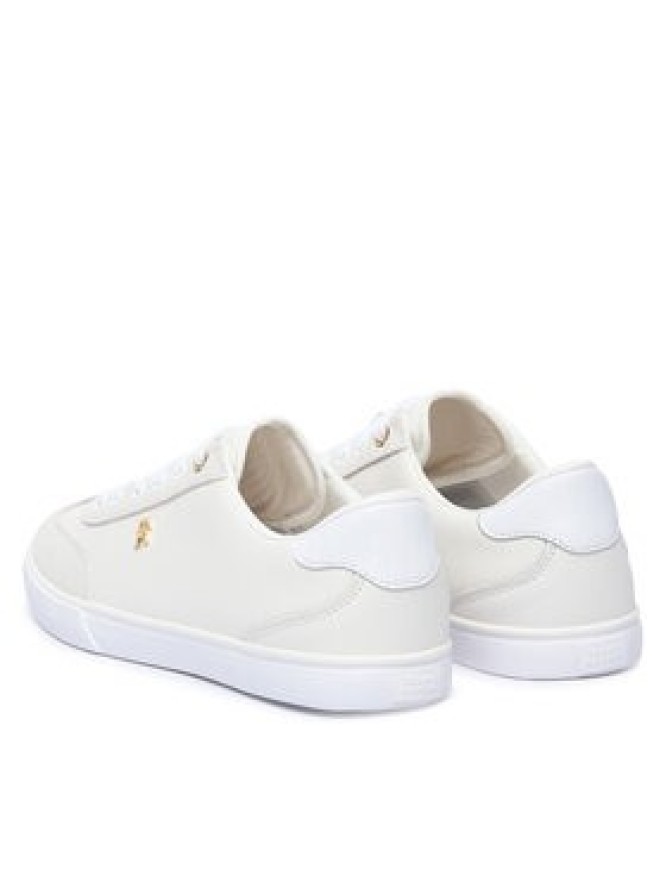 Tommy Hilfiger Sneakersy Th Chic Low Vulc FW0FW09391 Kremowy