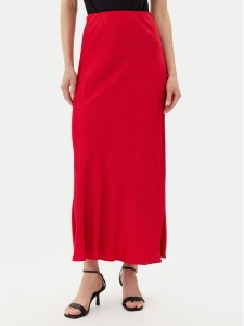 ViCOLO Spódnica maxi TD0472 Czerwony Slim Fit