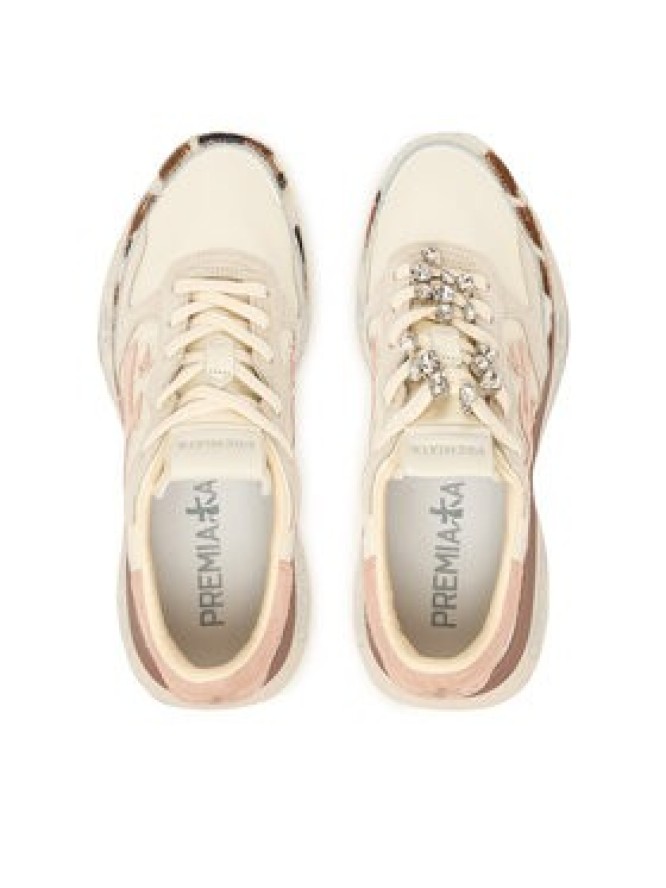 Premiata Sneakersy Lauryn Var 8456K Kremowy