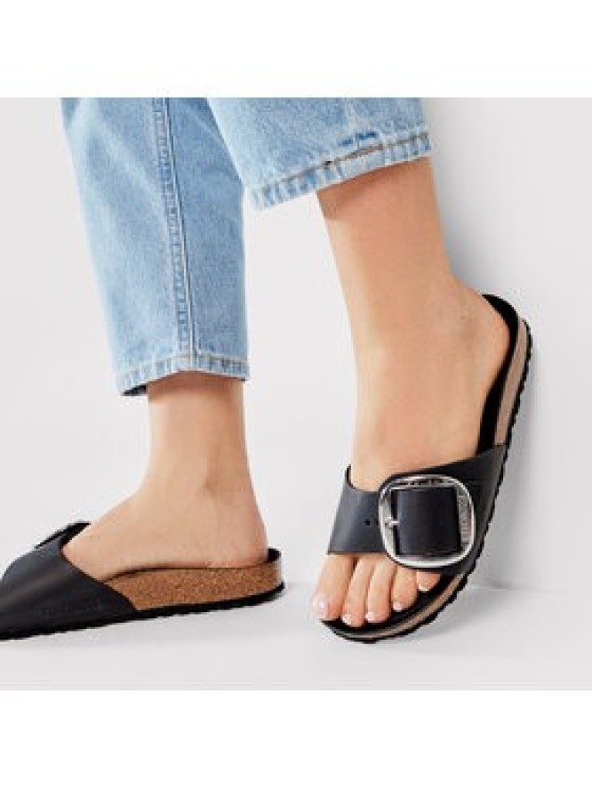 Birkenstock Klapki Madrid Big Buckle 1006523 Czarny