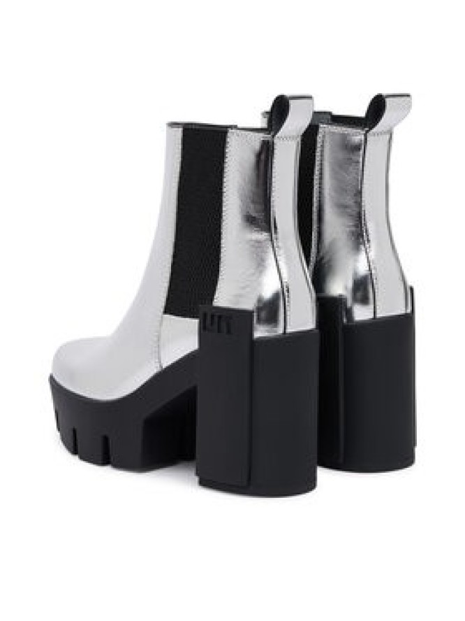 United Nude Botki Grip Chelsea Mid V 1103314116 Srebrny