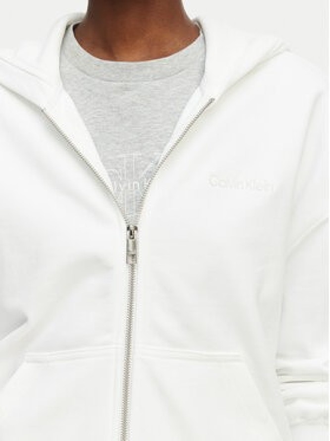 Calvin Klein Bluza LV044G215G Biały Relaxed Fit