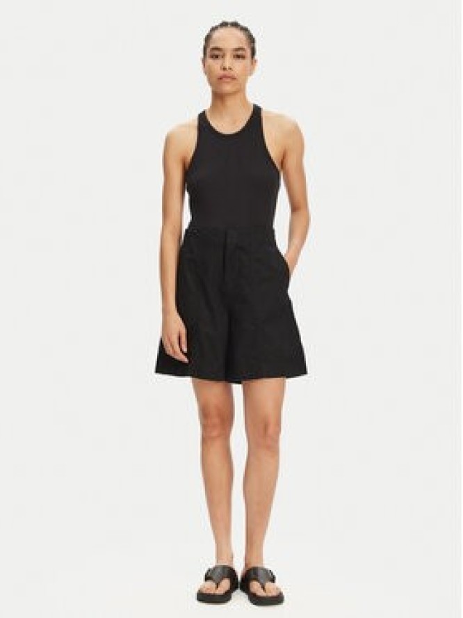 Calvin Klein Jeans Bermudy J20J225219 Czarny Relaxed Fit