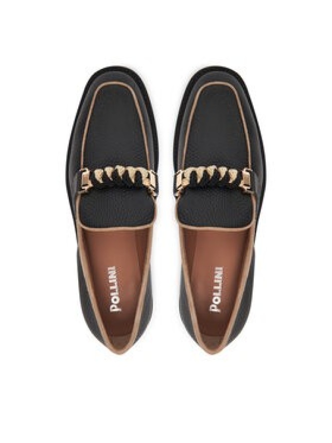 Pollini Loafersy SA10183G0NTD100A Czarny