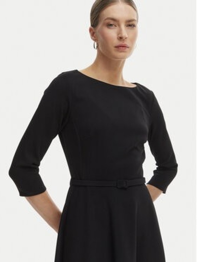 Rinascimento Sukienka koktajlowa CFC0127892003 Czarny Regular Fit