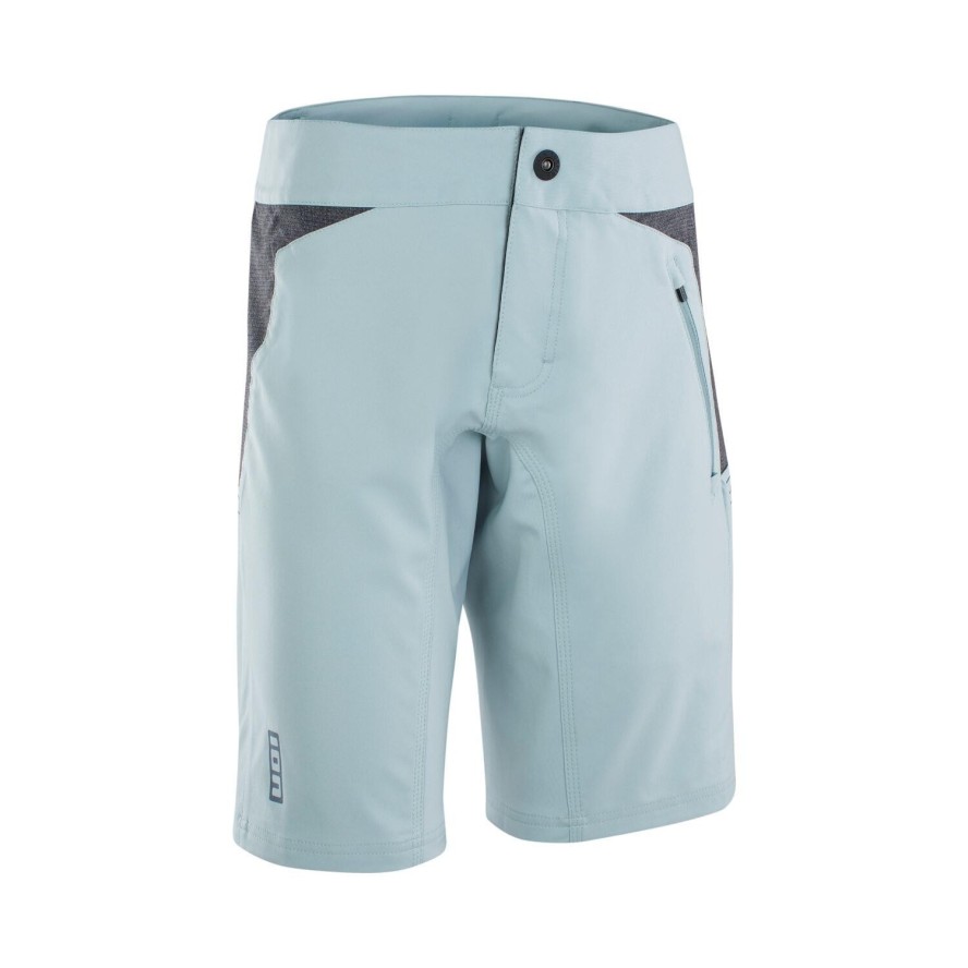 Spodenki rowerowe damskie ION Traze cloud blue