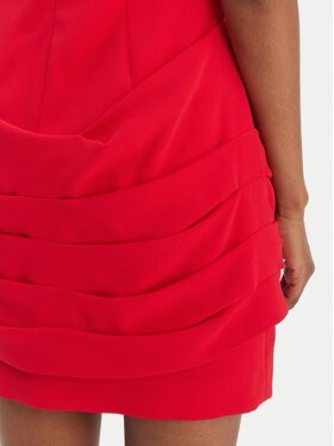 Marella Sukienka koktajlowa Editore 2613221013 Czerwony Slim Fit