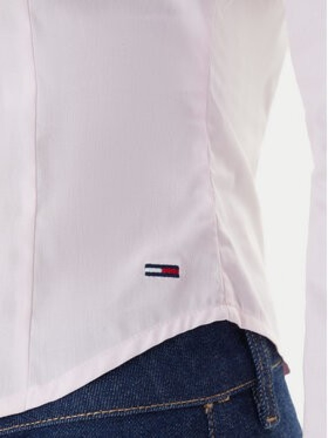 Tommy Jeans Koszula Baby DW0DW22604 Różowy Slim Fit
