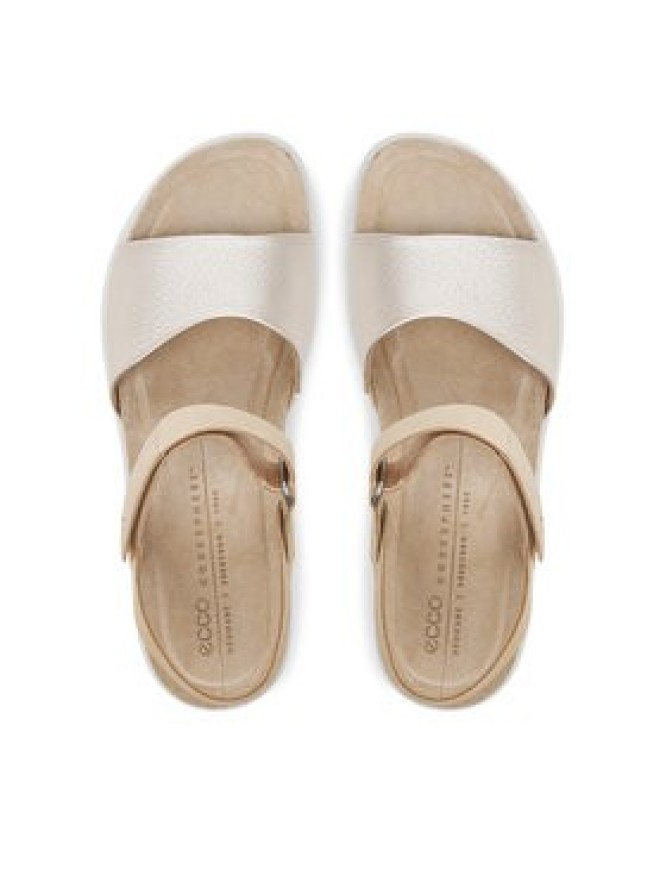 ECCO Sandały Flowt Wedge 27231360704 Złoty