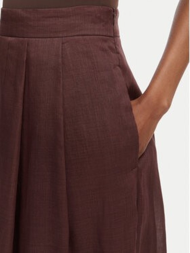 Marella Spódnica trapezowa Gettito 2613101042 Brązowy Regular Fit
