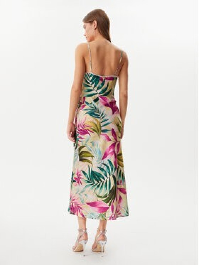 Guess Sukienka codzienna W5GK85 WH9C2 Zielony Regular Fit