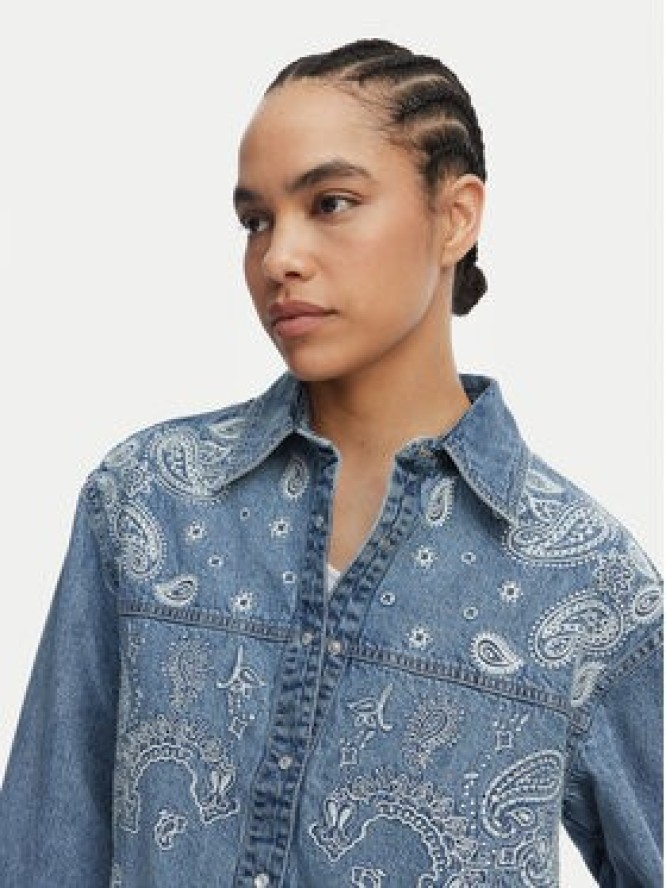 Liu Jo Koszula jeansowa UA6145 D0313 Niebieski Regular Fit