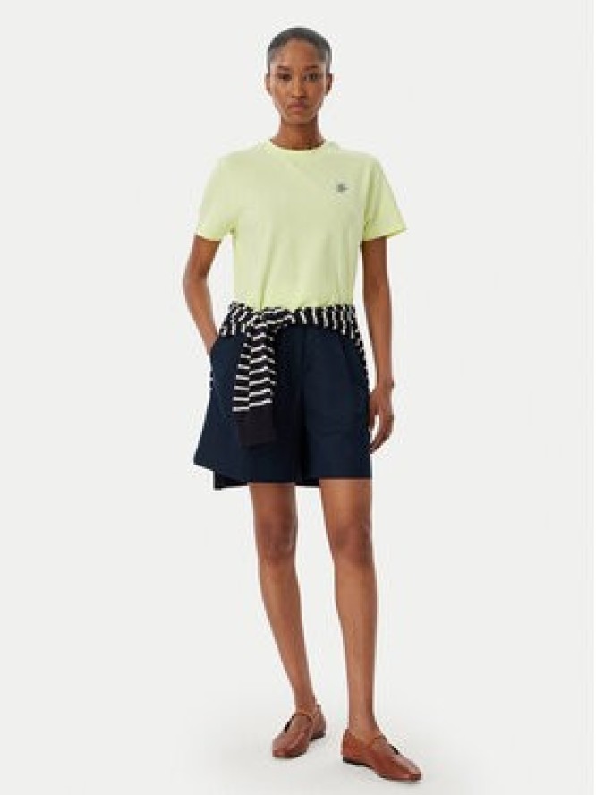 Tommy Hilfiger Szorty materiałowe WW0WW49040 Granatowy Wide Leg