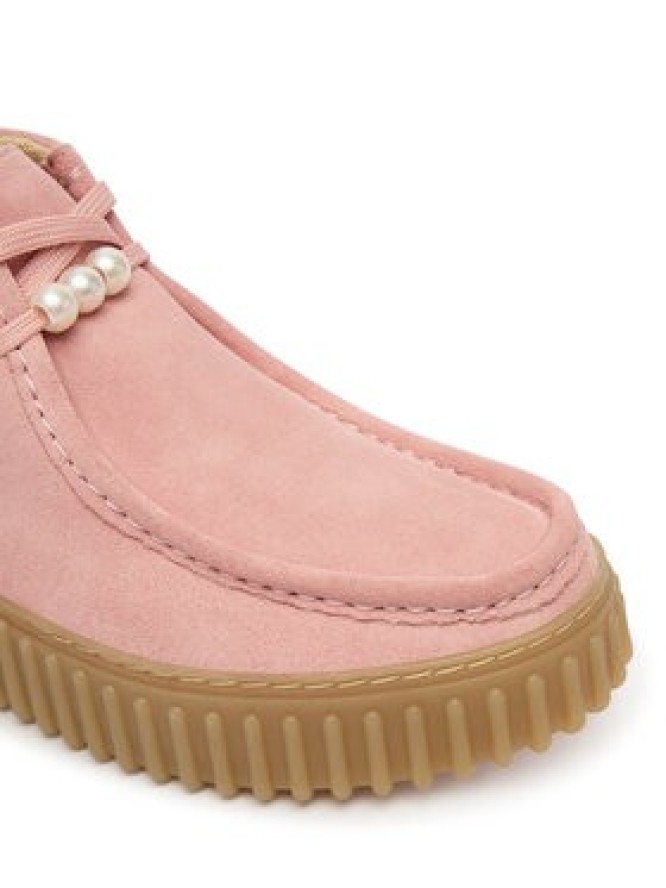 Clarks Trzewiki Torhill Moss 26184636 Różowy