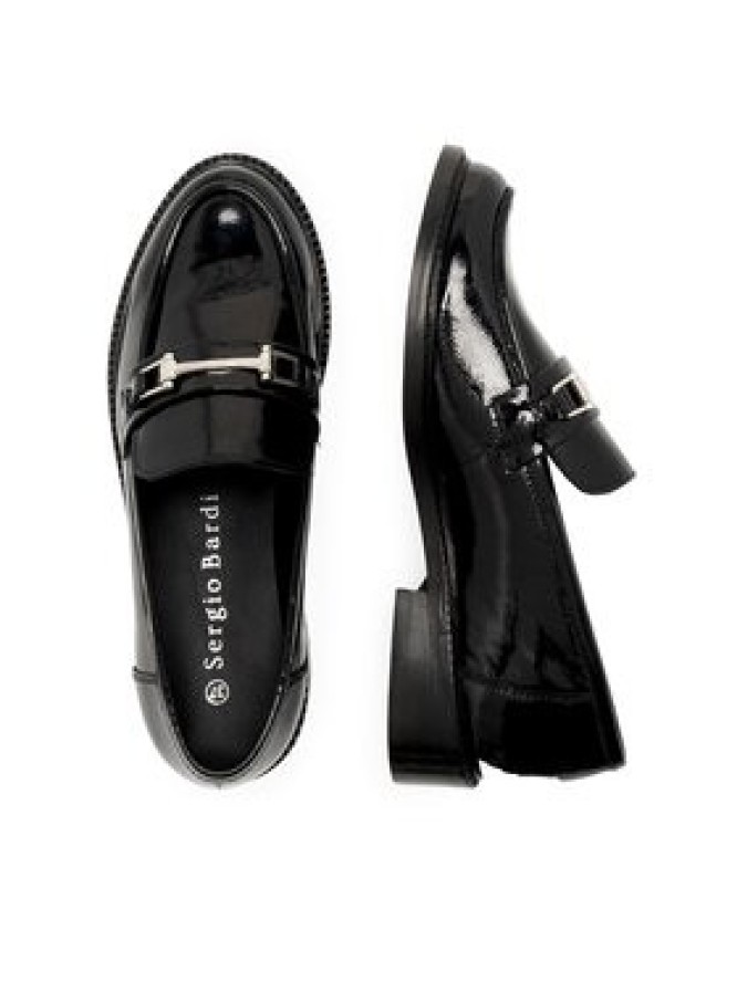 Sergio Bardi Loafersy WI16-A1019-01SB Czarny
