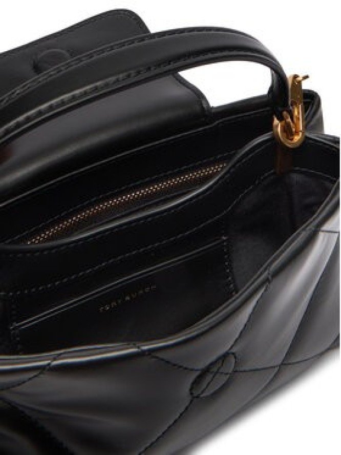 Tory Burch Torebka Kira Diamond Quilt East-West Top Handle 174999 Czarny