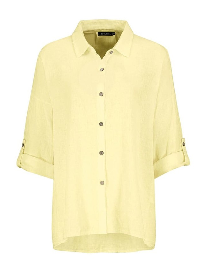 Eight2Nine Bluzka w kolorze żółtym rozmiar: M/L