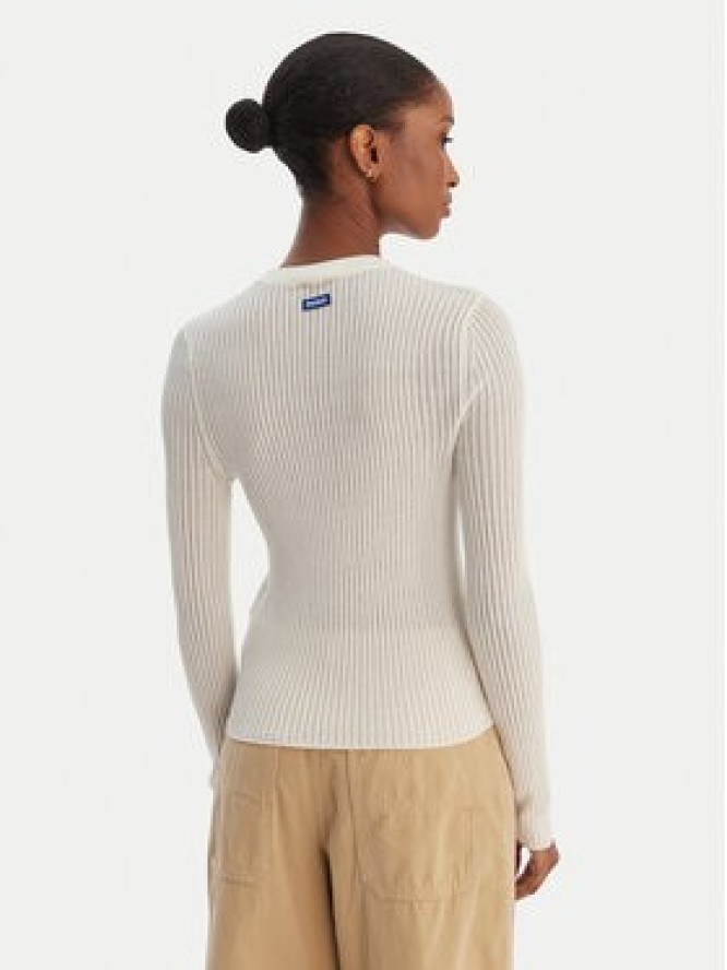 HUGO Sweter Somya_B 50554221 Beżowy Slim Fit