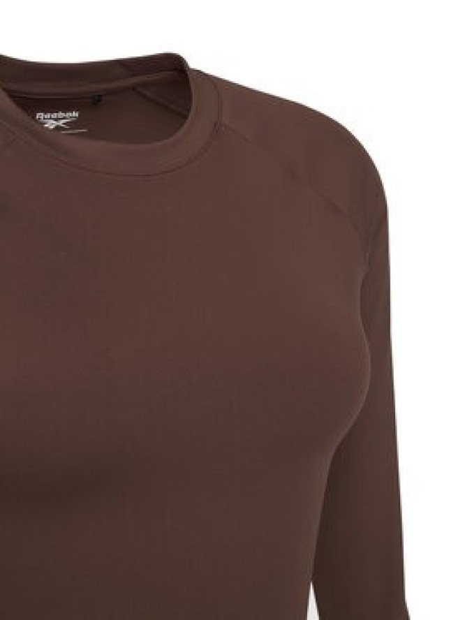 Reebok Koszulka techniczna Reebok X Ewa Chodakowska RK25316CCW Brązowy Slim Fit