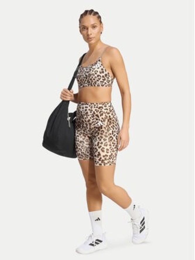 adidas Kolarki Optime Essentials Workou KH4854 Beżowy Slim Fit
