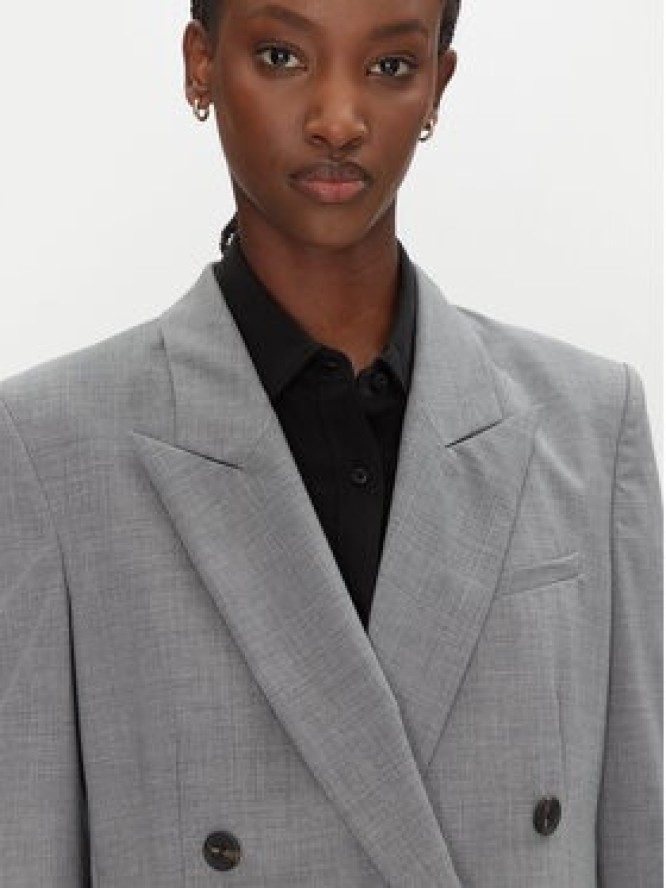 BOSS Marynarka Jaleto9 50543302 Szary Slim Fit