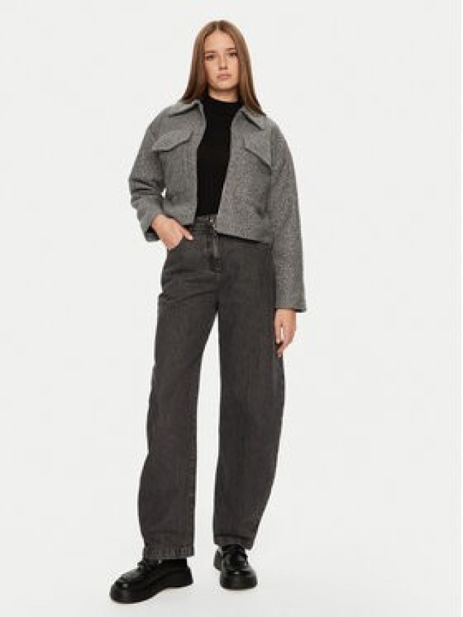 Brave Soul Kurtka przejściowa LJK-IZAI Szary Regular Fit