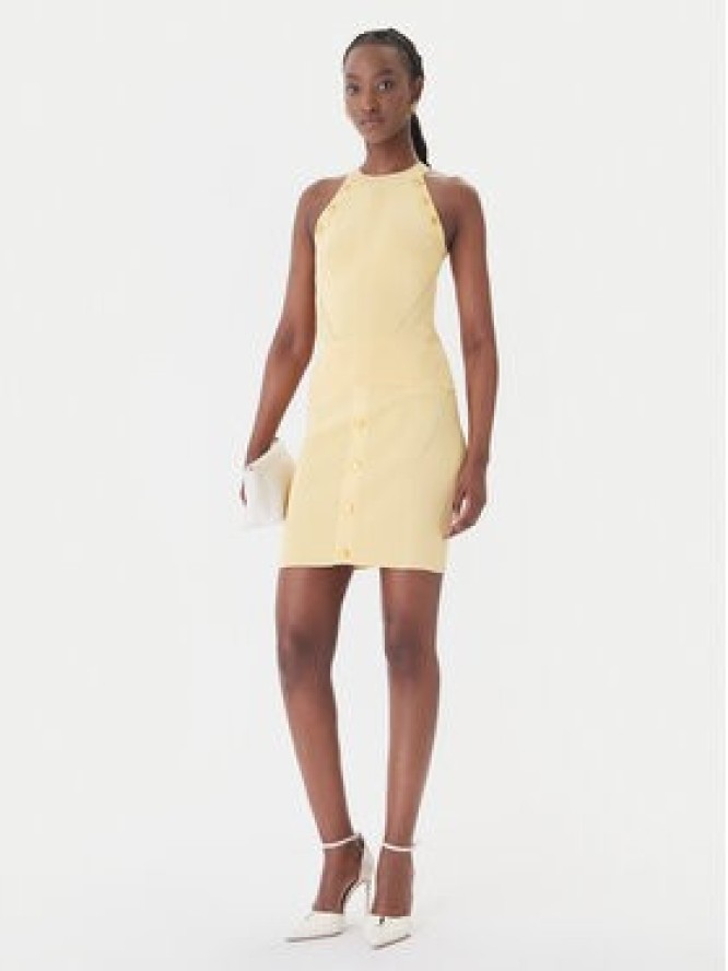 Guess Sweter G6GR10 Z0625 Żółty Regular Fit