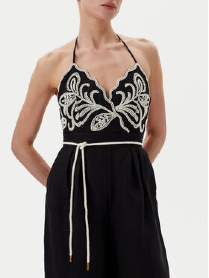 TWINSET Kombinezon 251LB2FAA Czarny Regular Fit