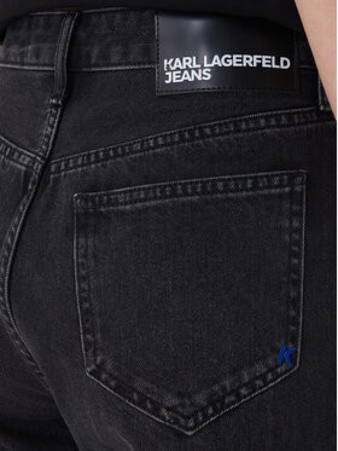 Karl Lagerfeld Jeans Jeansy B1W10072 Czarny Wide Leg