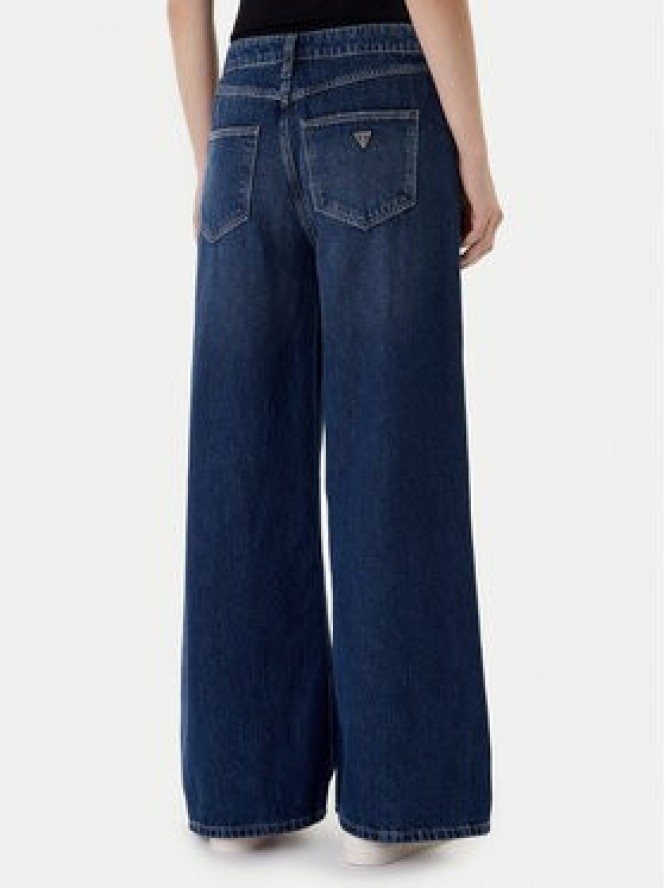 Guess Jeansy W6RA82 D3Y0L Niebieski Wide Fit
