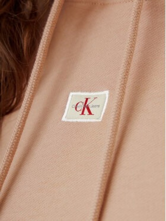 Calvin Klein Jeans Bluza J20J225085 Beżowy Regular Fit
