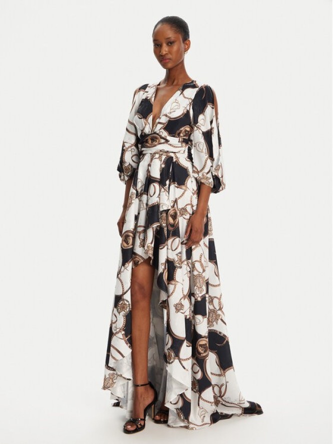 Babylon Sukienka koktajlowa S00882 Kolorowy Regular Fit