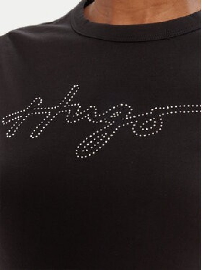 HUGO T-Shirt Deloris 50532137 Czarny Regular Fit