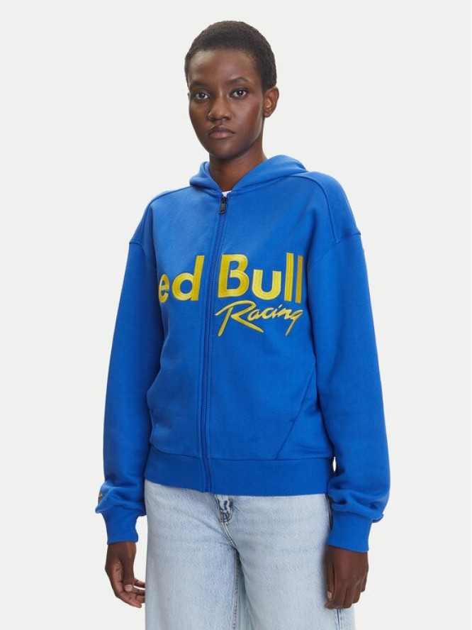 Pepe Jeans Bluza Red Bull Racing Logo RL580011 Niebieski Relaxed Fit
