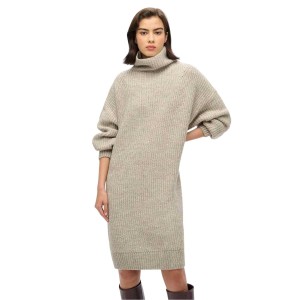 superdry Sukienka-sweter z grubym prążkiem