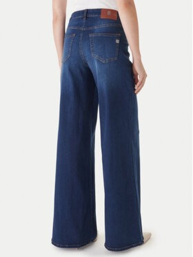 Fracomina Jeansy FP25WV3015D46002 Granatowy Wide Leg