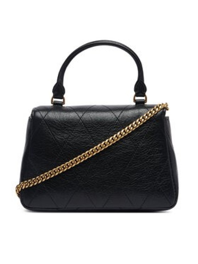 Tory Burch Torebka Charlie Quilted Mini Top Handle Chain Wallet 186032 Czarny