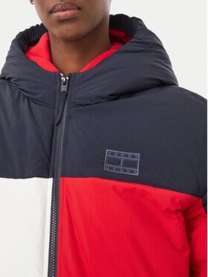 Tommy Jeans Kurtka zimowa Flag DW0DW23414 Granatowy Regular Fit