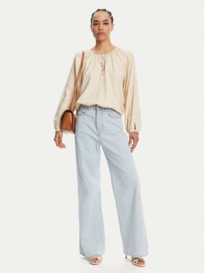 TWINSET Bluzka 251LM2QFF Beżowy Regular Fit