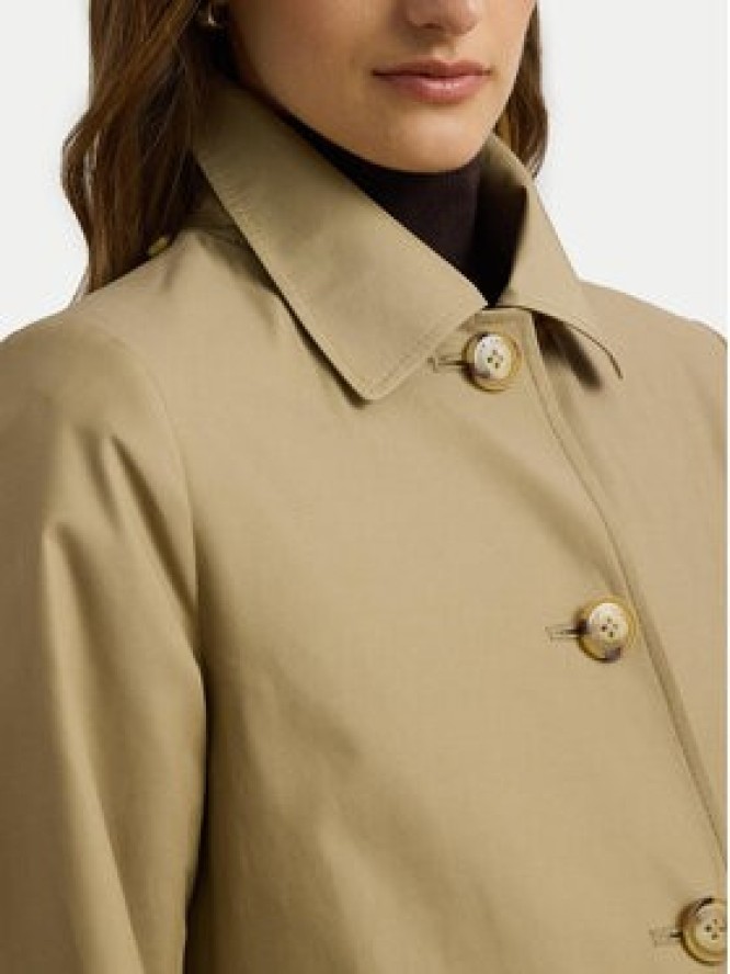 LAUREN RALPH LAUREN Płaszcz przejściowy 297967121002 Beżowy Straight Fit
