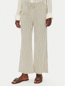 Fransa Spodnie materiałowe 20614576 Beżowy Relaxed Fit