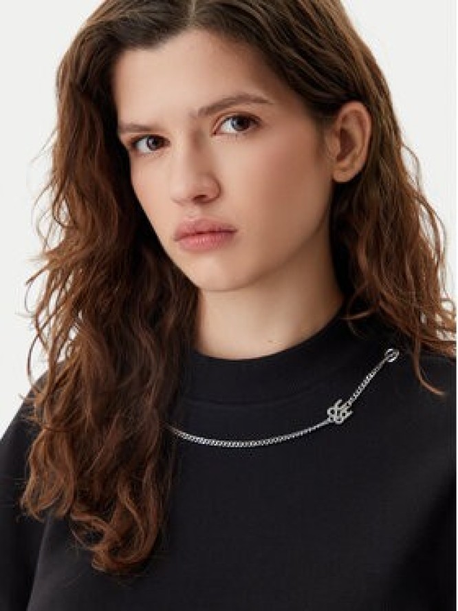 HUGO Bluza Dewita 50530446 Czarny Oversize