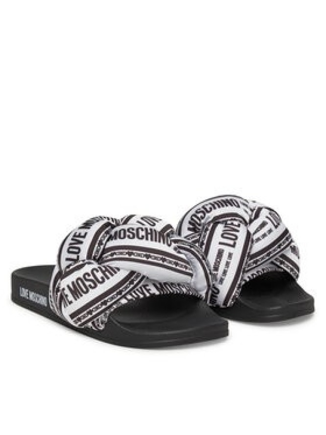 LOVE MOSCHINO Klapki JA28312G0MIW310A Biały