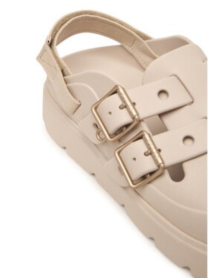 Crocs Sandały Loaferette Clog 214105 Beżowy