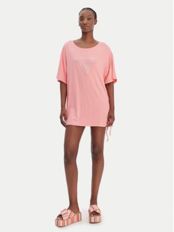 Guess T-Shirt E4GI00 K68D2 Różowy Oversize