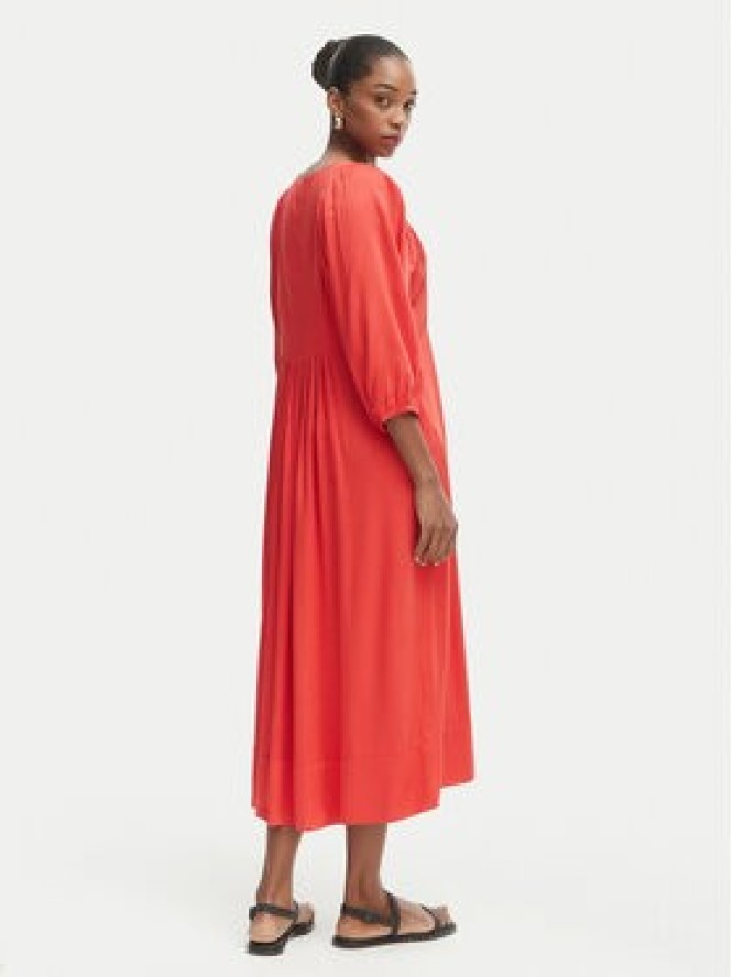 Iconique Sukienka letnia Emma IC26-090 Czerwony Relaxed Fit