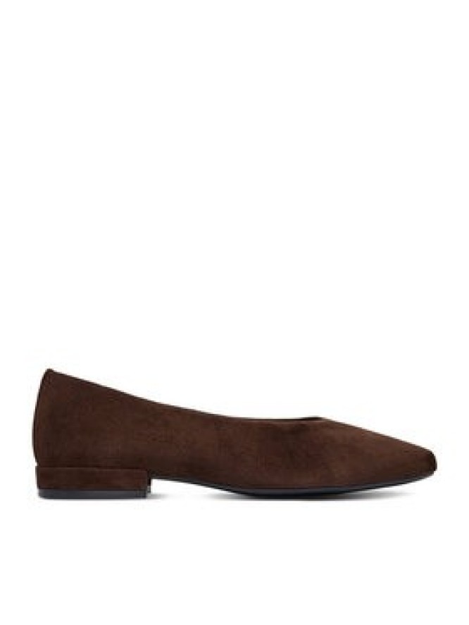 GINO ROSSI Baleriny EO-V2228-101-S Brązowy ciemny