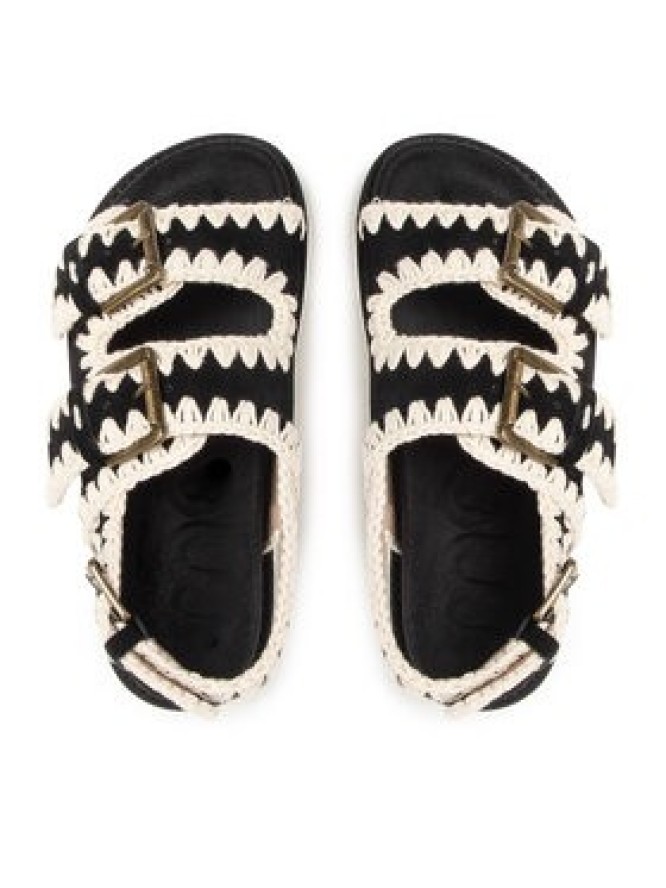 Mou Sandały New Bio # 02-With Buckles SW461003A Czarny