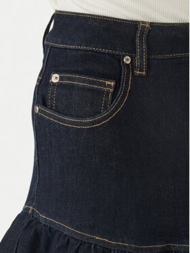 Morgan Spódnica jeansowa 261-JSOUBIA Granatowy Regular Fit